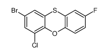 2-bromo-4-chloro-8-fluorophenoxathiine Structure