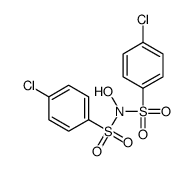 4-chloro-N-(4-chlorophenyl)sulfonyl-N-hydroxybenzenesulfonamide Structure