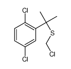 1,4-dichloro-2-[2-(chloromethylsulfanyl)propan-2-yl]benzene Structure