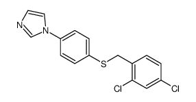 1-[4-[(2,4-dichlorophenyl)methylsulfanyl]phenyl]imidazole Structure