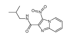 N-(2-methylpropyl)-3-nitroimidazo[1,2-a]pyridine-2-carboxamide结构式