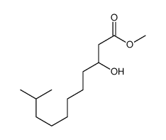 methyl 3-hydroxy-10-methylundecanoate结构式