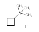 cyclobutyl-trimethyl-azanium Structure