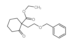 ethyl 2-oxo-1-(2-phenylmethoxyethyl)cyclohexane-1-carboxylate结构式