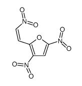 3,5-dinitro-2-(2-nitroethenyl)furan Structure