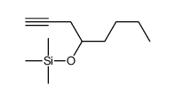 trimethyl(oct-1-yn-4-yloxy)silane Structure