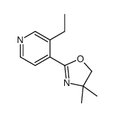 2-(3-ethylpyridin-4-yl)-4,4-dimethyl-5H-1,3-oxazole Structure