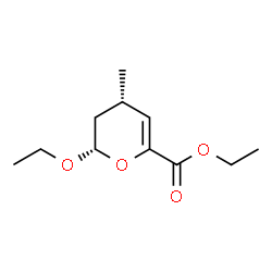 2H-Pyran-6-carboxylicacid,2-ethoxy-3,4-dihydro-4-methyl-,ethylester,(2S,4S)-(9CI)结构式