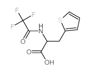 2-Thiophenepropanoicacid, a-[(2,2,2-trifluoroacetyl)amino]-结构式