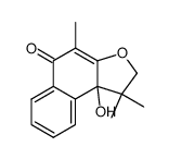 9b-hydroxy-1,1,4-trimethyl-1,9b-dihydronaphtho[2,1-b]furan-5(2H)-one Structure