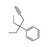 3-Ethyl-3-phenylvaleronitrile Structure