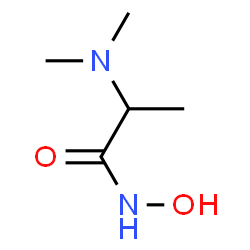 Propanamide, 2-(dimethylamino)-N-hydroxy- (9CI) Structure