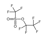 Methanesulfonic acid, trifluoro-, pentafluoroethyl ester结构式