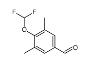 Benzaldehyde, 4-(difluoromethoxy)-3,5-dimethyl- (9CI) Structure