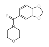 benzo[1,3]dioxol-5-yl-morpholin-4-yl-methanethione picture