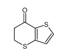 6,7-dihydro-5H-7-oxothieno[3,2-b]thiopyran Structure