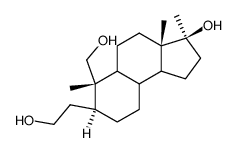 17α-Methyl-1,2-Seco-A-nor-5α-androstan-1,2,17β-triol Structure