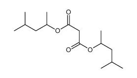 bis(4-methylpentan-2-yl) propanedioate Structure