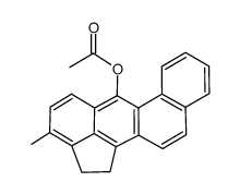 6-acetoxy-3-methylcholanthrene Structure