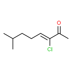 3-Octen-2-one,3-chloro-7-methyl-结构式