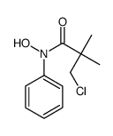 3-chloro-N-hydroxy-2,2-dimethyl-N-phenylpropanamide Structure