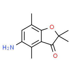 3(2H)-Benzofuranone,5-amino-2,2,4,7-tetramethyl-(9CI) Structure