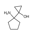 Cyclopropanol, 1-(1-aminocyclopentyl)- (9CI) structure