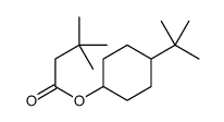 4-(tert-butyl)cyclohexyl 3,3-dimethylbutyrate structure