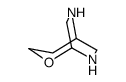 2-Oxa-6,8-diazabicyclo[3.2.2]nonane(9CI)结构式