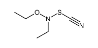 N,O-diethyl-N-thiocyanato-hydroxylamine Structure