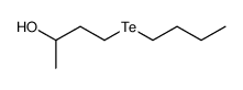 (RS)-1-(n-butyltellanyl)-3-butanol Structure