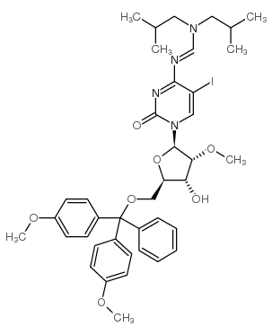 n4-diisobutylaminomethylidene-5'-o-(dimethoxytrityl)-5-iodo-2'-o-methylcytidine picture