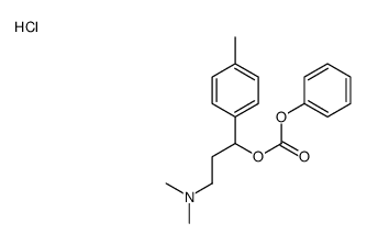 [3-(dimethylamino)-1-(4-methylphenyl)propyl] phenyl carbonate,hydrochloride Structure