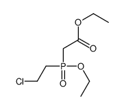 ethyl 2-[2-chloroethyl(ethoxy)phosphoryl]acetate Structure