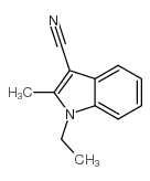 1-ethyl-2-methylindole-3-carbonitrile Structure