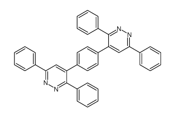 4-[4-(3,6-diphenylpyridazin-4-yl)phenyl]-3,6-diphenylpyridazine Structure