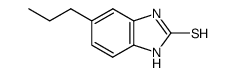 2H-Benzimidazole-2-thione,1,3-dihydro-5-propyl-(9CI) structure