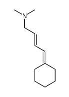 4-cyclohexylidene-N,N-dimethylbut-2-en-1-amine Structure