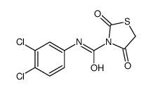 N-(3,4-dichlorophenyl)-2,4-dioxo-1,3-thiazolidine-3-carboxamide Structure