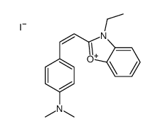 4-[2-(3-ethyl-1,3-benzoxazol-3-ium-2-yl)ethenyl]-N,N-dimethylaniline,iodide结构式