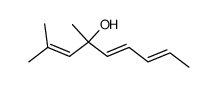 2,4-dimethyl-nona-2,5t,7t-trien-4-ol结构式