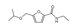 5-isopropoxymethyl-furan-2-carboxylic acid ethylamide结构式