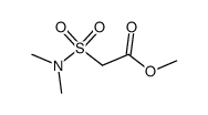 methyl 2-(N,N-dimethylsulfamoyl)acetate Structure