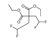 diethyl 2,2-bis(2,2-difluoroethyl)propanedioate Structure