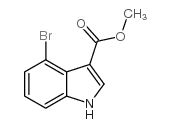 Methyl 4-bromo-1H-indole-3-carboxylate structure