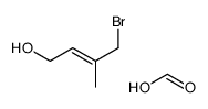 4-bromo-3-methylbut-2-en-1-ol,formic acid结构式