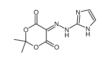 isopropylidene 2-imidazolylhydrazonomalonate Structure