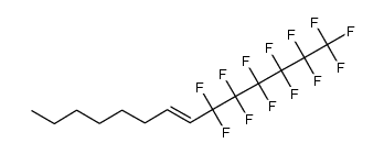 (E)-1-(perfluorohexyl)-1-octene Structure