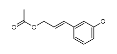 (E)-3-(3-chlorophenyl)allyl acetate Structure