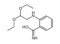 2-(2,2-diethoxyethylamino)benzamide结构式